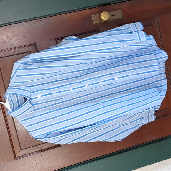 Men's Burberry London Cotton Button Down Dress Shirt - Picture 2 of 16